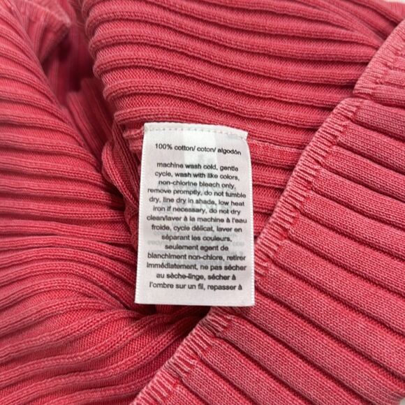 TOMMY HILFIGER RIBBED SWEATER. CORAL - Picture 5 of 5